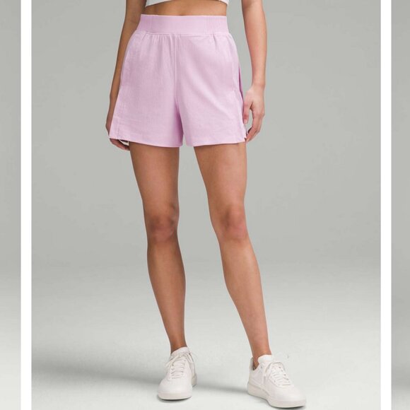 Lululemon Stretch Woven Relaxed-Fit Short Vitapink M - Picture 2 of 9